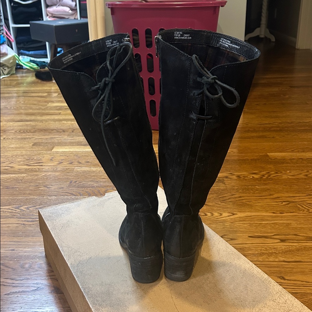 Born Black wide shaft tall boots - Picture 2 of 15